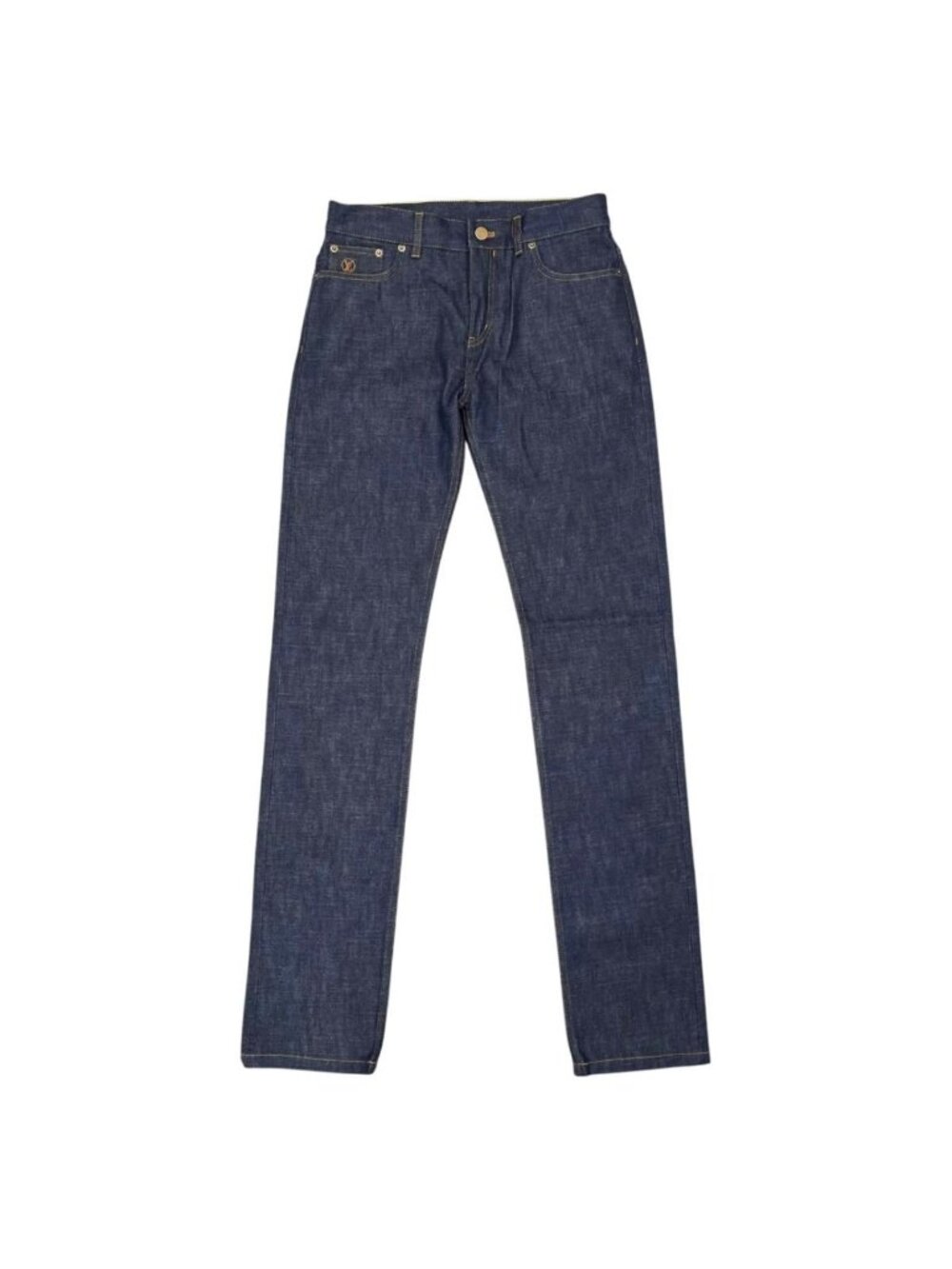 Louis Vuitton Royviton Pants Slim Fit Denim Dko Cotton Monogram LV Circle 27